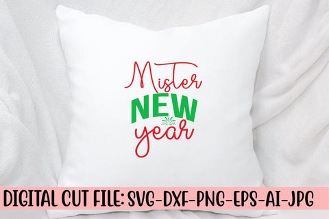 Mister New Year SVG Cut File SVG Syaman 