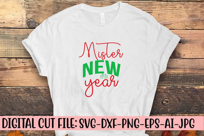 Mister New Year SVG Cut File SVG Syaman 