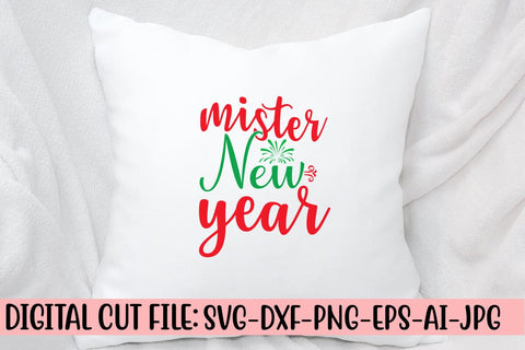 Mister New Year SVG Cut File SVG Syaman 