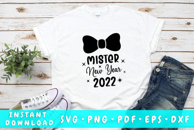Mister New Year SVG SVG HappyDesignStudio 