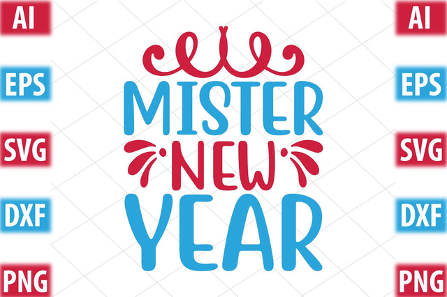 mister new year SVG SVGista 