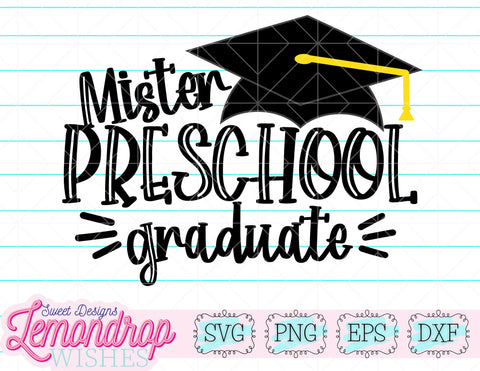 Mister Preschool Graduate - So Fontsy