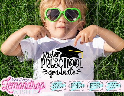 Mister Preschool Graduate SVG Lemondrop Wishes Sweet Designs 