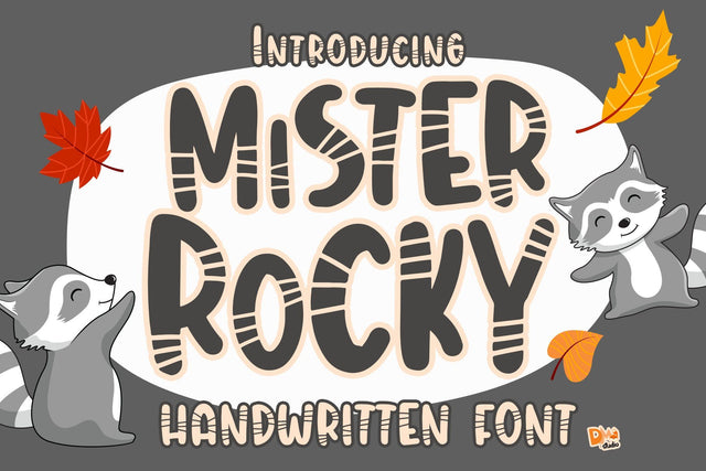 Mister Rocky Font Dm Letter Studio 