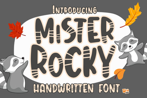 Mister Rocky Font Dm Letter Studio 