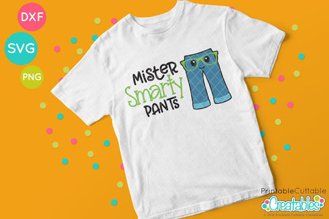 Mister Smarty Pants SVG SVG Printable Cuttable Creatables 