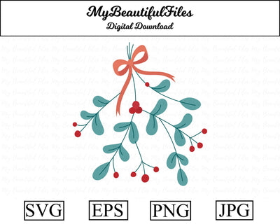 Mistletoe - Christmas SVG MyBeautifulFiles 