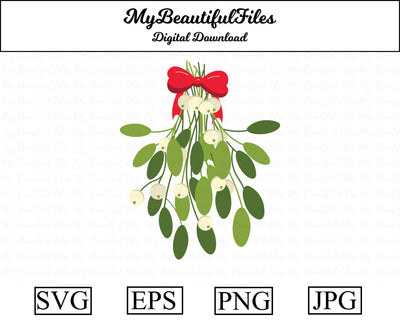 Mistletoe - christmas SVG MyBeautifulFiles 