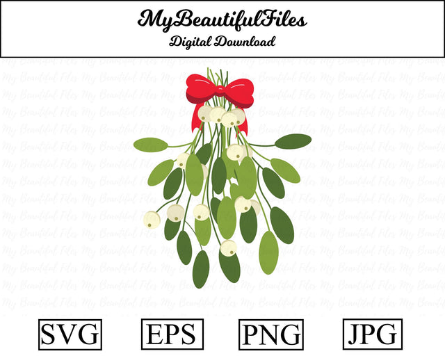 Mistletoe - christmas SVG MyBeautifulFiles 