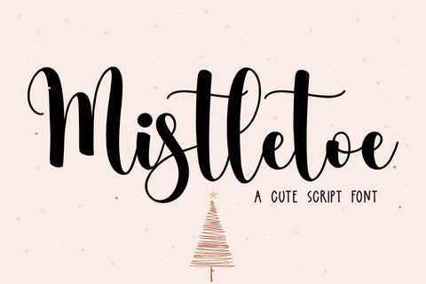 Mistletoe Font Mozarella 