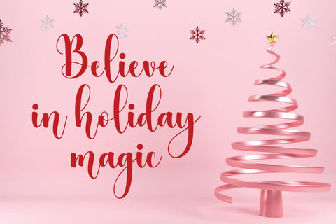 Mistletoe Font Mozarella 