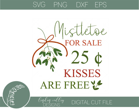 Mistletoe For Sale SVG SVG Linden Valley Designs 