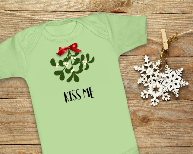 Mistletoe Kiss Me SVG Designed by Geeks 