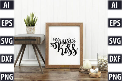 Mistletoe Kiss SVG SVGista 