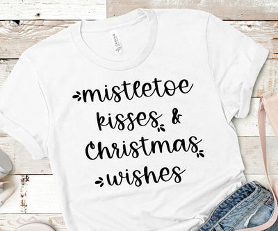 mistletoe kisses and Christmas wishes svg, Christmas svg, southern Christmas svg, funny Christmas svg, Christmas svg bundle, SVG WildOakSVG 