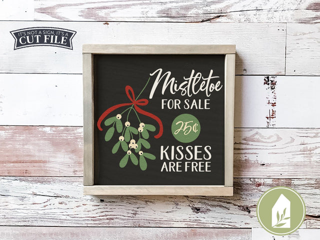 Mistletoe SVG | Christmas SVG | Farmhouse Sign Design SVG LilleJuniper 