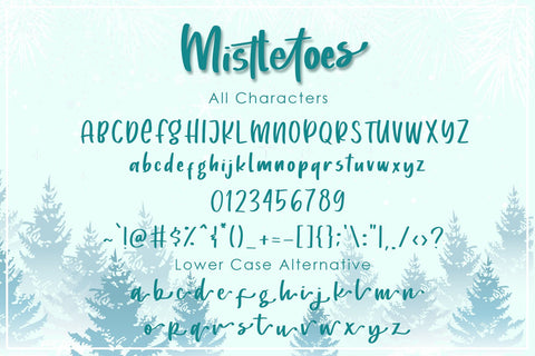 Mistletoes - Handwritten Brush Font Font Dm Letter Studio 