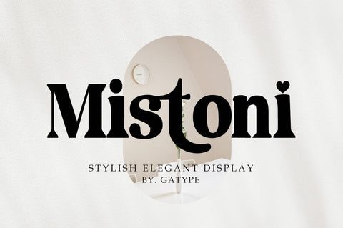 Mistoni Font gatype 