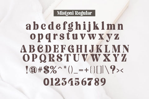 Mistoni Font gatype 