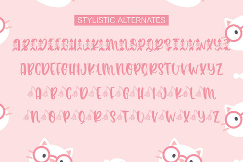 Misty The Cat Font Freeling Design House 