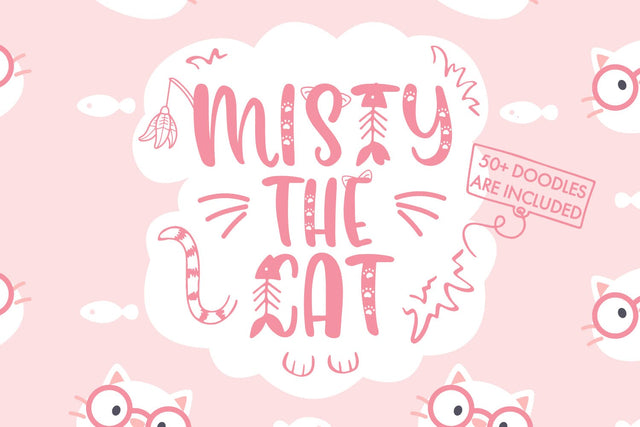 Misty The Cat Font Freeling Design House 