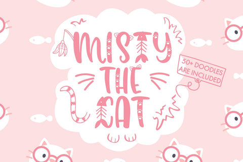 Misty The Cat Font Freeling Design House 