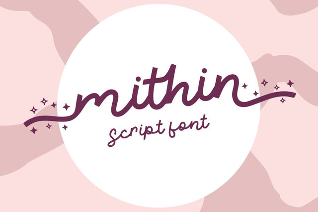 Mithin - script font Font Attype studio 