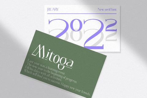 Mitoga display Font Franstudio 