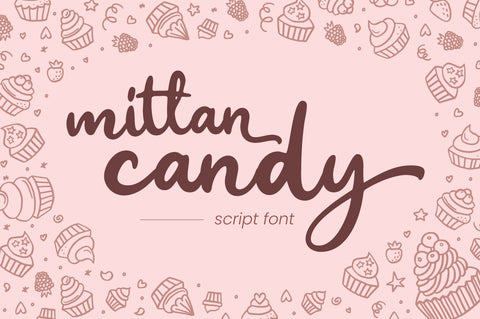 Mittan Candy - Script Font Font Attype studio 