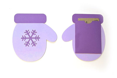 Mitten with Snowflake Gift Card Holder SVG SVG Risa Rocks It 