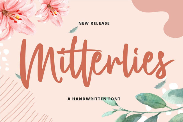 Mitterlies Font Fallen Graphic Studio 