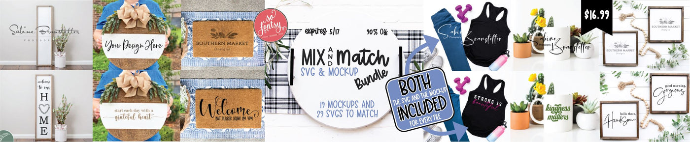 Mix and Match SVG & MockUp Bundle