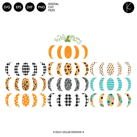 Mix N Match Pumpkin Pack SVG Kelly Lollar Designs 