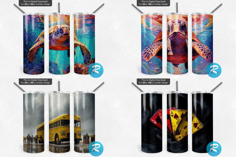 Mixed Tumbler Bundle Sublimation Regulrcrative 