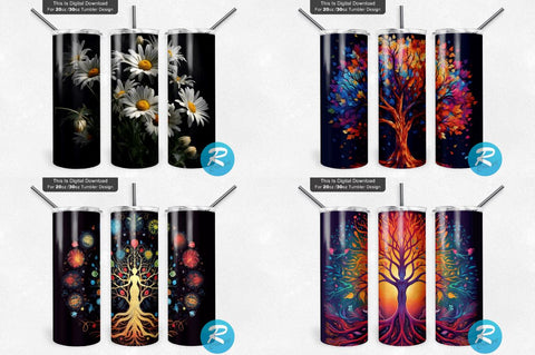 Mixed Tumbler Bundle Sublimation Regulrcrative 