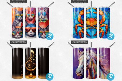 Mixed Tumbler Bundle Sublimation Regulrcrative 