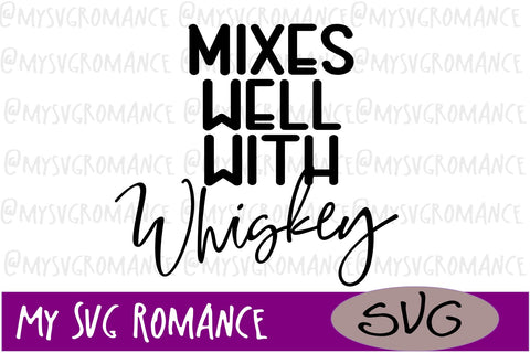 Mixes Well With Alcohol Mini Bundle - SVG - 6 Designs SVG mysvgromance 
