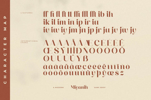 Miyanih Typeface Font Storytype Studio 