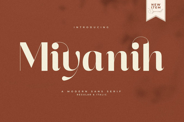 Miyanih Typeface Font Storytype Studio 
