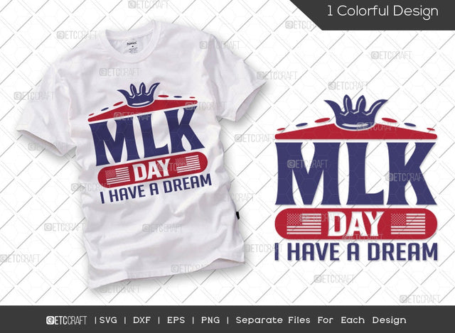 MLK Day I Have A Dream SVG Cut File | I Have A Dream Svg | MLK Day Svg | Black Lives Matter | Black History Month Svg | Martin Luther King Quote SVG ETC Craft 