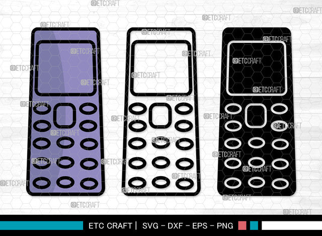 Mobile Phone Icon Color, Mobile Phone Svg, cell phone Svg, Mobiles, Smart Phone, Mobile Bundle, Icon Bundle, Svg Cut File, Dxf, Eps, Png, SVG ETC Craft 