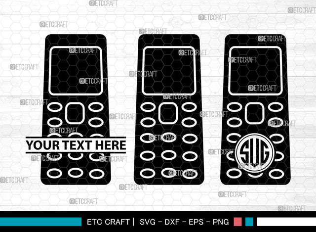 Mobile Phone Icon Monogram, Mobile Phone Svg, cell phone Svg, Mobiles, Smart Phone, Mobile Monogram, Icon Monogram, Svg Cut File, Dxf, Eps, Png, SVG ETC Craft 
