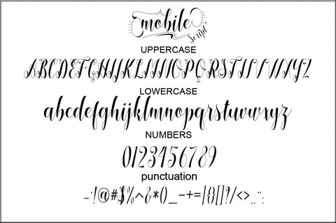 Mobile Script Font Naqsya.Co