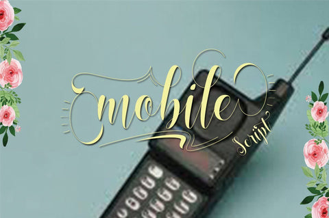 Mobile Script Font Naqsya.Co