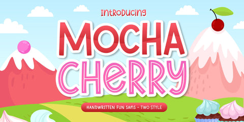 Mocha Cherry Font Allouse.Studio 