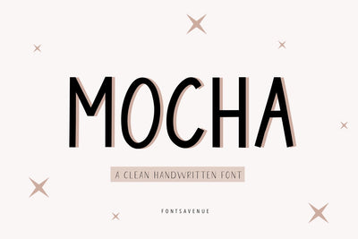 Mocha | Uppercase Sans Serif Font Font Fonts Avenue 