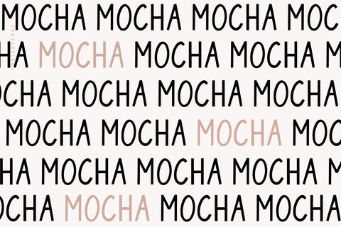 Mocha | Uppercase Sans Serif Font Font Fonts Avenue 