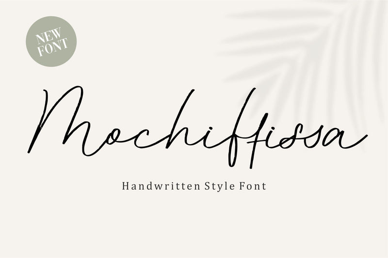 Mochiffissa Font Qwrtype Foundry 