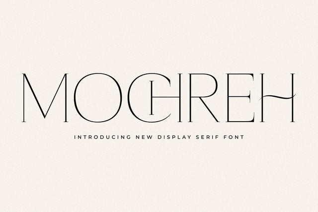 Mochreh Typeface Font Storytype Studio 