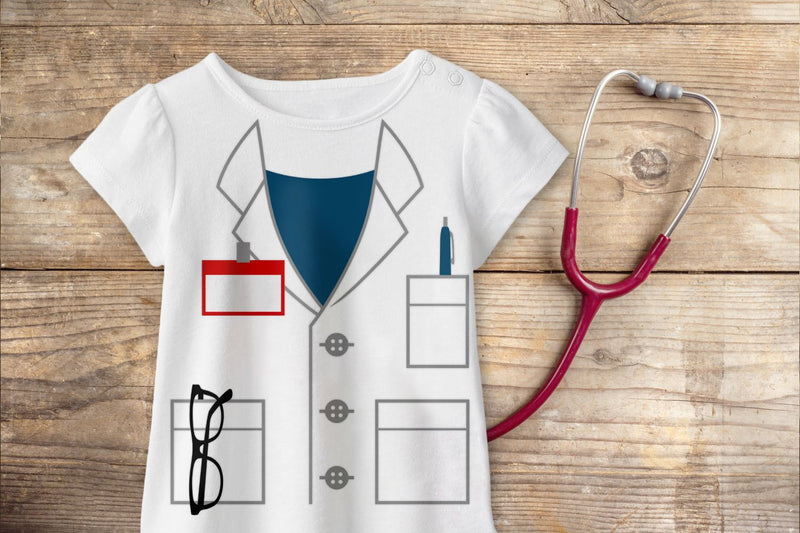 Mock Lab Coat SVG Designed by Geeks 